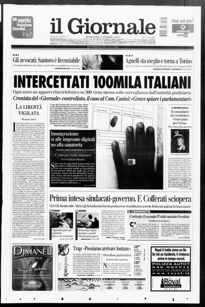 Il giornale : quotidiano del mattino